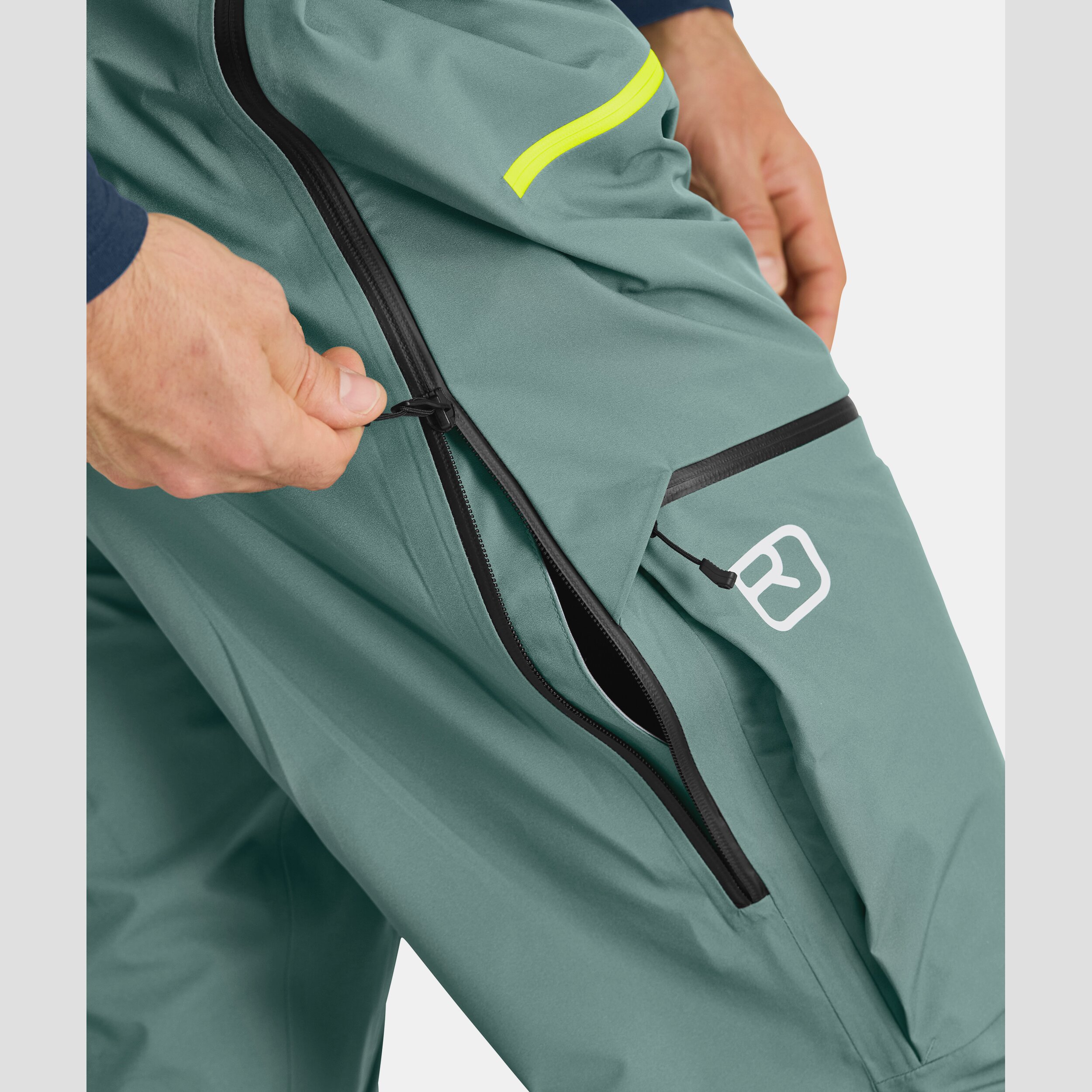 ORTOVOX 3L DEEP SHELL BIB PANTS M Hardshell Pants